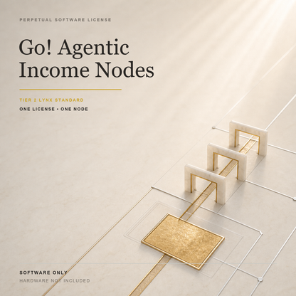 Abstract ivory and gold software-entitlement path for Go! Agentic Income Nodes.